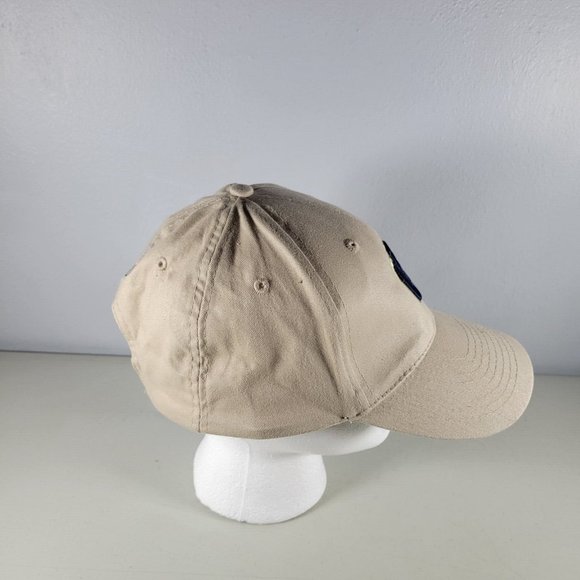 Milwaukee Brewers Baseball Hat Retro Logo - Tan with Roadrunner Strapback - Picture 4 of 5